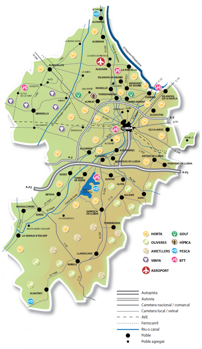 COMARCA DE LLEIDA comarca de lleida:
