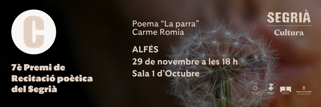 7è Premi de Recitació Poètica del Segrià