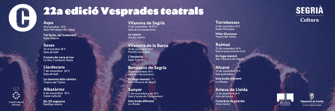 22a edició vesprades teatrals