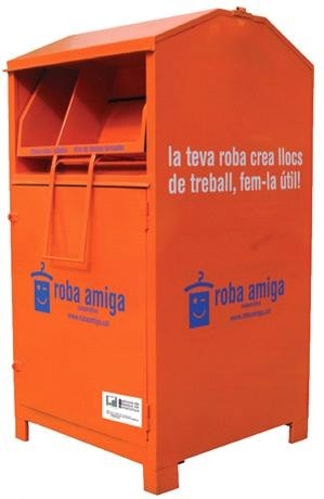 Contenidor recollida tèxtils