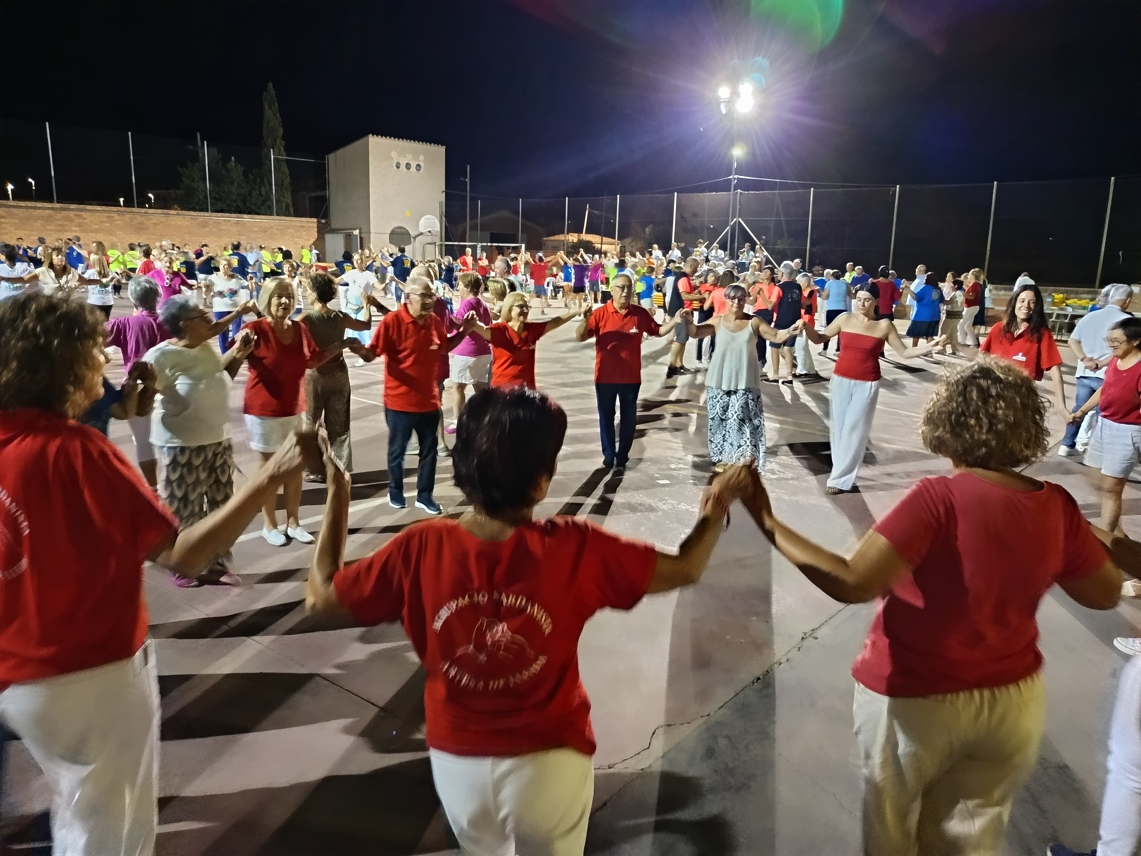 Aspecte de les Sardanes a la fresca a Puigverd de Lleida