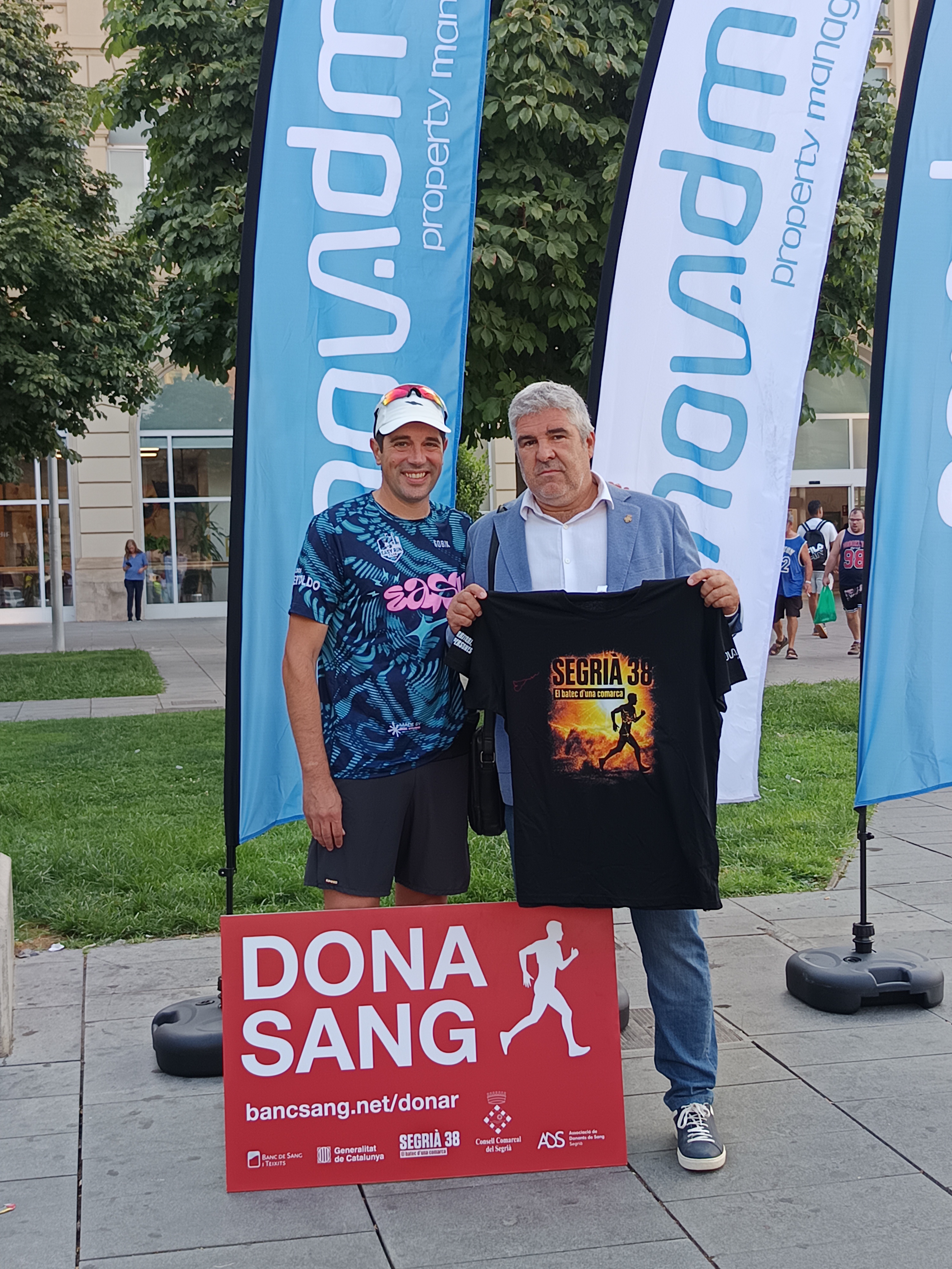 Mikel San Juan amb Àlvaro Boqué