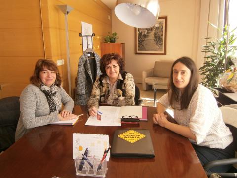 La Presidenta del Consell es va reunir amb representants de la Fapac el divendres 12 de febrer