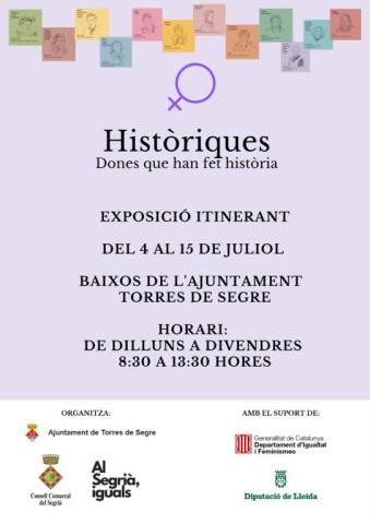 Imatge del cartell de l'exposició de Torres de Segre