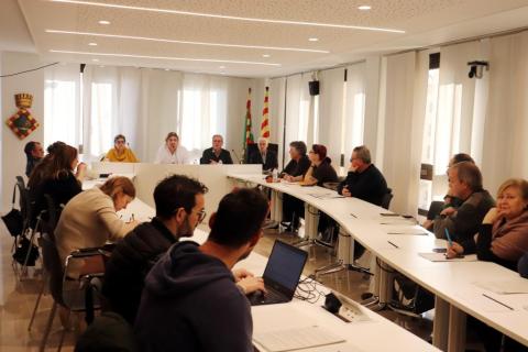 La sessió es va celebrar a la Sala de Plens del Consell Comarcal