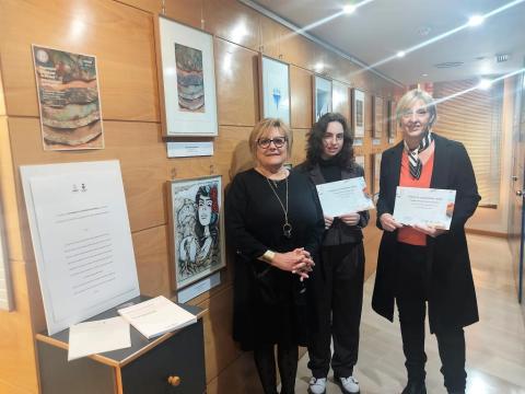 L’acte inaugural ha comptat amb la presència de la cap de l’àrea de Cultura, Teresa Malla, i dues de les guardonades