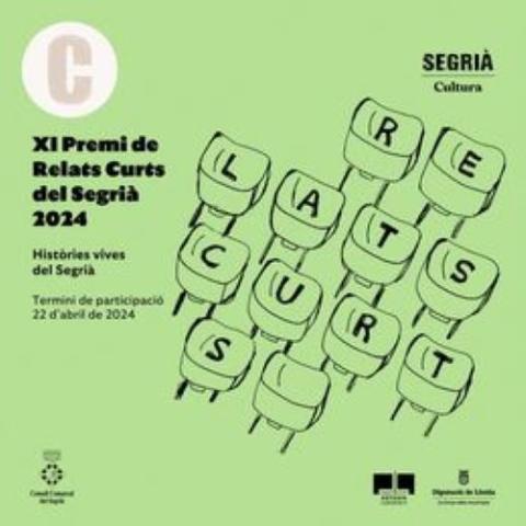 Cartell del XI Premi de Relats Curts del Segrià