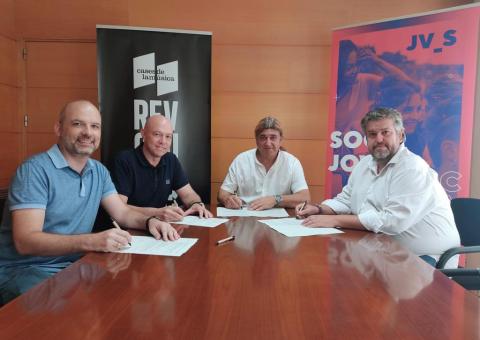 L’acte de signatura ha anat a càrrec de David Masot, president del Consell, i Antoni Soliva, president de la Fundació Orfeó Lleidatà.
