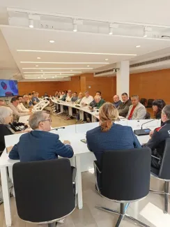 Un moment del Consell de les Alcaldies d'avui
