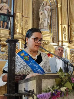 Xènia Viadero, pubilla d'Almacelles i 1a Dama d'Honor Comarcal del Segrià
