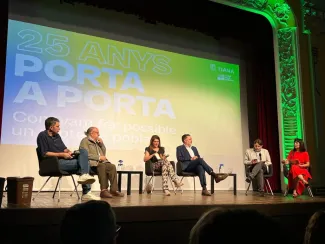Masot i Ribes assisteixen als 25 anys del Porta a Porta a Tiana