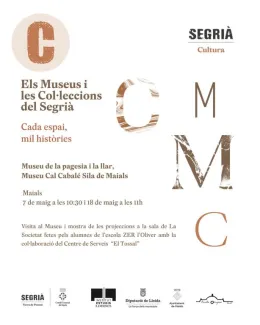 Cartell de la visita al Museu de la pagesia i la llar de Maials