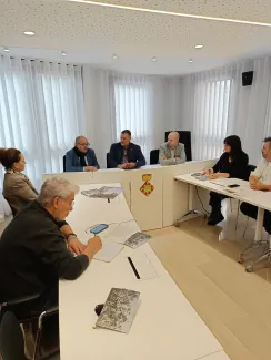 Un moment de la roda de premsa de presentació.