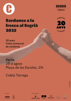 Seròs viurà demà les Sardanes a la fresca amb la Cobla Tàrrega