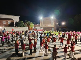 Més de 300 persones a les Sardanes a la fresca de Benavent de Segrià amb la Bellpuig Cobla