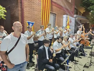 Més de 300 persones a les Sardanes a la fresca de Benavent de Segrià amb la Bellpuig Cobla