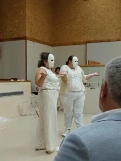El muntatge teatral inclusiu “Compta amb mi” rep una emocionada acollida a Sarroca de Lleida