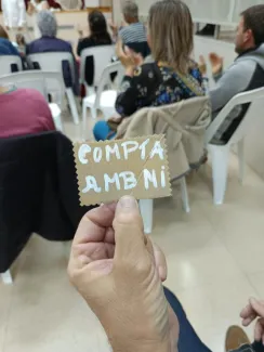 El muntatge teatral inclusiu “Compta amb mi” rep una emocionada acollida a Sarroca de Lleida