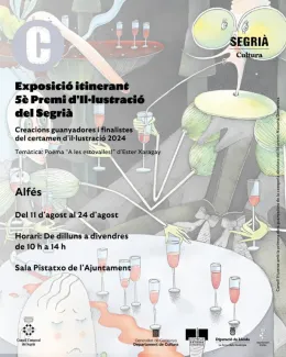 Últims dies per veure l’exposició d’obres del 5è Premi d’Il·lustració del Segrià a Alfés