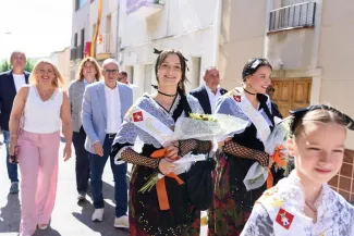 David Masot assisteix al pregó de la Festa Major de Benavent de Segrià