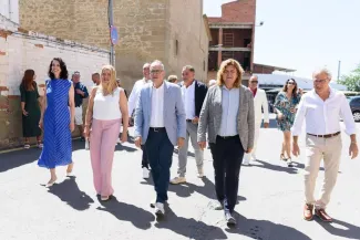 David Masot assisteix al pregó de la Festa Major de Benavent de Segrià