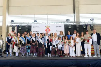 David Masot assisteix al pregó de la Festa Major de Benavent de Segrià