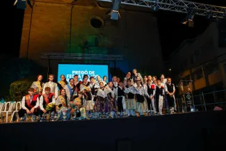 David Masot, al Pregó de la Festa Major d'Alcarràs