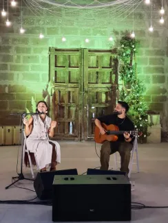 Ple absolut amb Júlia Cruz a l’església de Santa Maria de Vilanova de la Barca