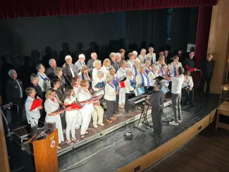 Cançons per la pau al concert de Segrià Corals de Corbins