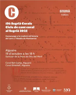 L’ermita del Merli serà l’amfitriona del concert de cloenda de Segrià Corals