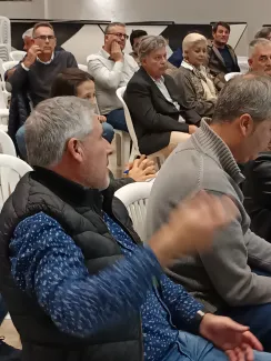 L'alcalde de Llardecans en la seva intervenció