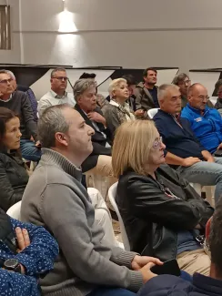 Els alcaldes de La Granja d'Escarp i Sarroca de Lleida