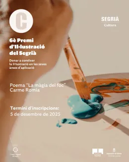 Cartell del 6è Premi d'Il·lustració del Segrià
