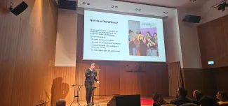 Àngels Revenga presentant el XafaMites