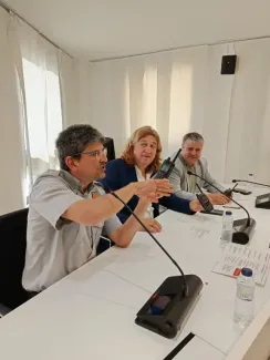 Sergi Turmo ha ensenyat el funcionament del terminal