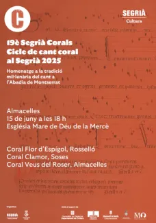 Actuació de les corals d’Almacelles, Rosselló i Soses aquest diumenge