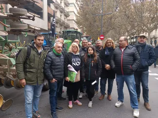 Masot amb representants dels sindicats agraris 