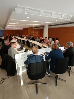 Un moment del Ple d'avui