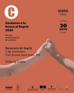 La Bellpuig Cobla amenitzarà demà les Sardanes a la fresca de Benavent de Segrià