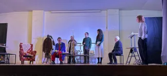 Josafat Teatre en un moment de "La ratera"