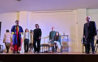 Un moment de la representació