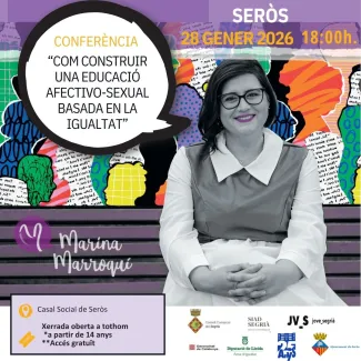 Cartell de la conferència de Marina Marroquí