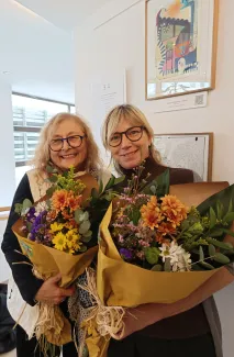 Carme Romia i Olga Cortadelles