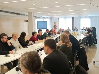 Els assistents al ple d'avui