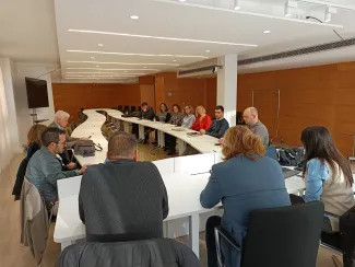 La reunió ha tingut lloc a la Sala de Plens
