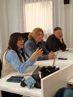 Montserrat Rocaginé, David Masot i Kleber Esteve