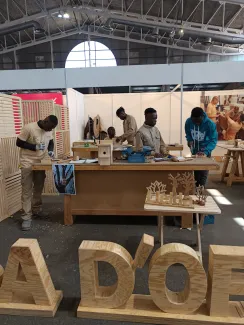 Stand de l'Escola d'Oficis