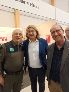 Llorenç Ricou i Fermí Masot amb David Masot