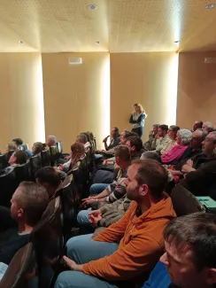 Preguntes des del pati de butaques