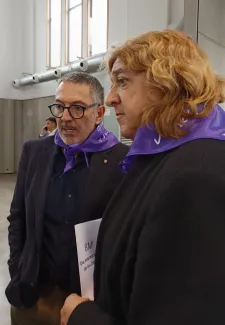 El conseller Miquel Sàmper amb David Masot